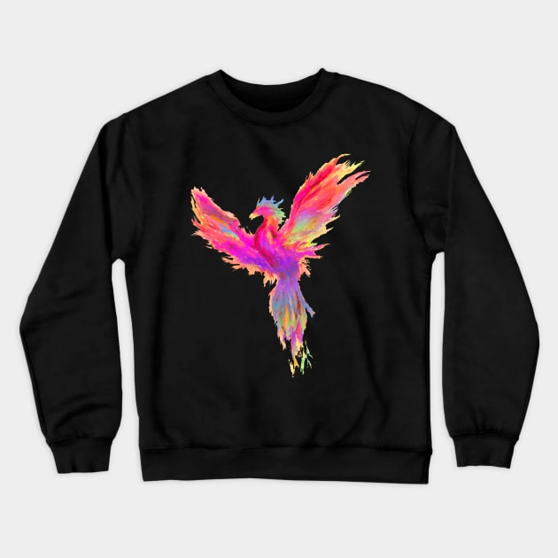 phoenix Crewneck Sweatshirt by Trashfox